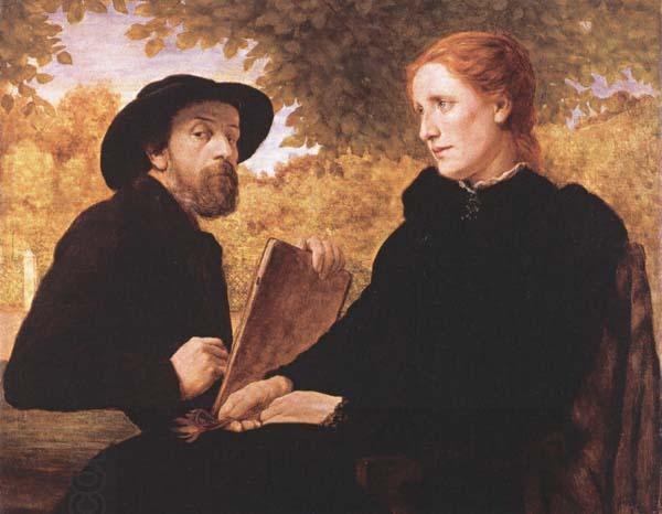 Wilhelm Steinhausen Portrait of the Artist with his Wife